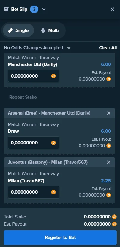 Stake's mobile site makes sports betting easy and intuitive.