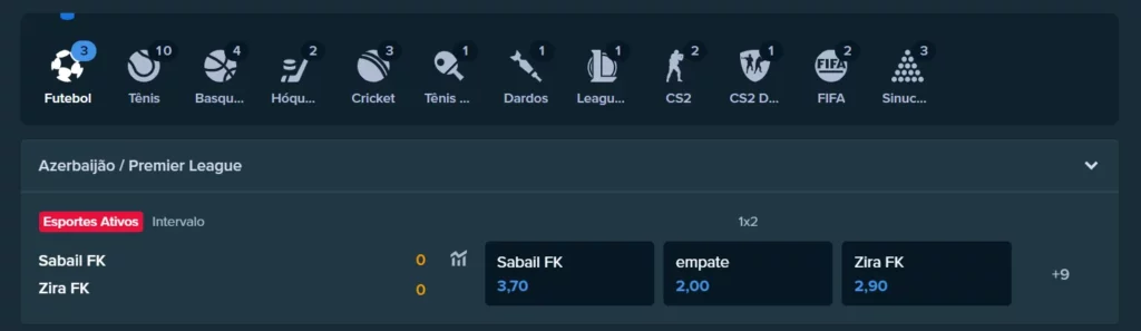 Apostas esportivas no site oficial da Stake